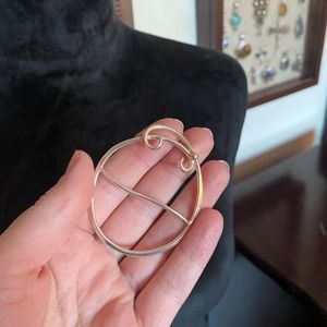 925 Sterling silver scarf ring